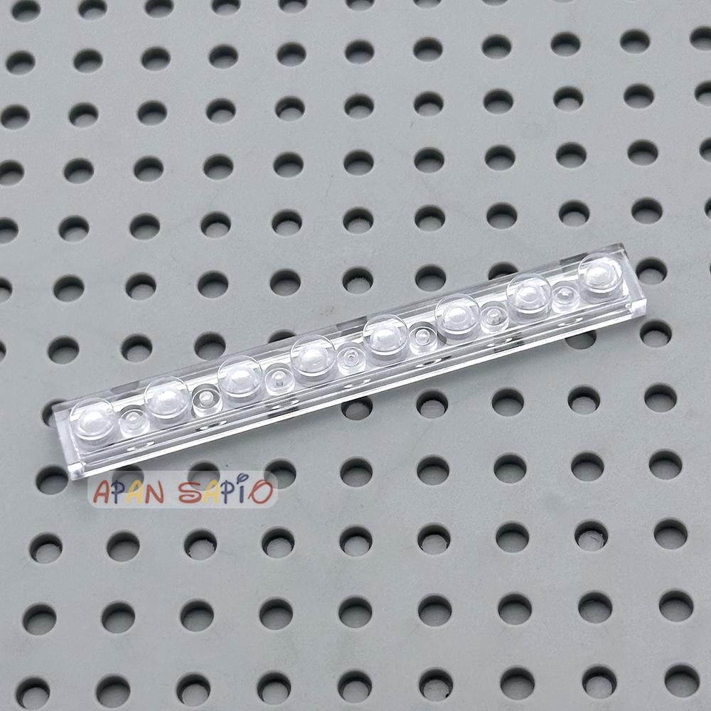 

15pcs/lot DIY Blocks Building Bricks Thin 1X8 Educational Assemblage Construction Toys for Children Size Compatible With Brand прозрачный белый