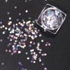 3mm Natural Women Laser Pentagram Paillette Nail Art Decor DIY Manicure Tool