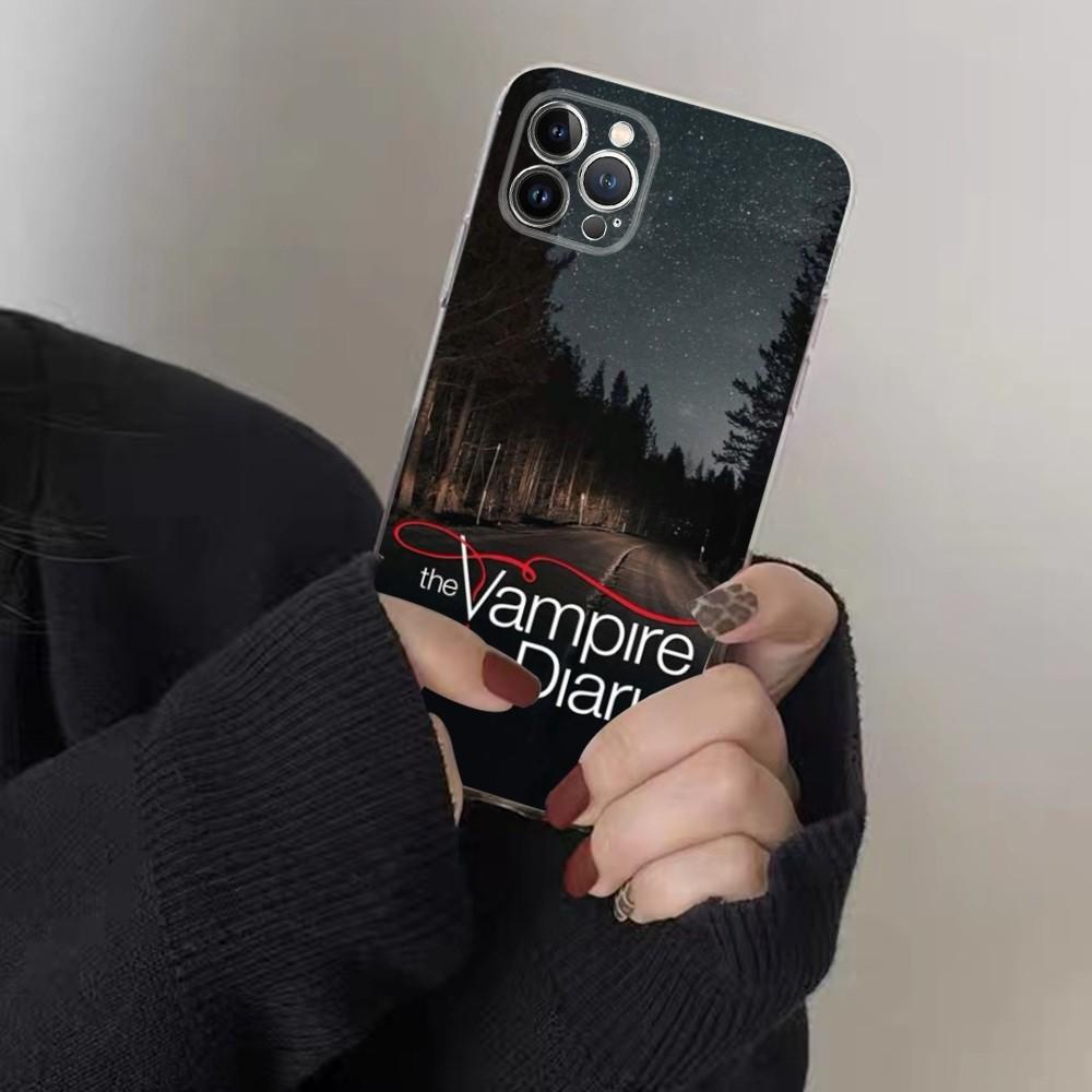 American Movie The Vampire Diaries Phone Case For IPhone 16 15 8 7 6 6S Plus X SE XR XS 14 11 12 13 Mini Pro Max Mobile Case