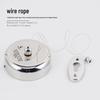 304 Stainless Steel Retractable Clothesline - No-Drill, Invisible Wall Mount, Indoor Nylon Drying Rope