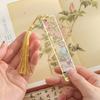 Floral Bookmark Tassel Bronzing Bookmark Metal Bookmark Hollow For Teachers Gifts Reading