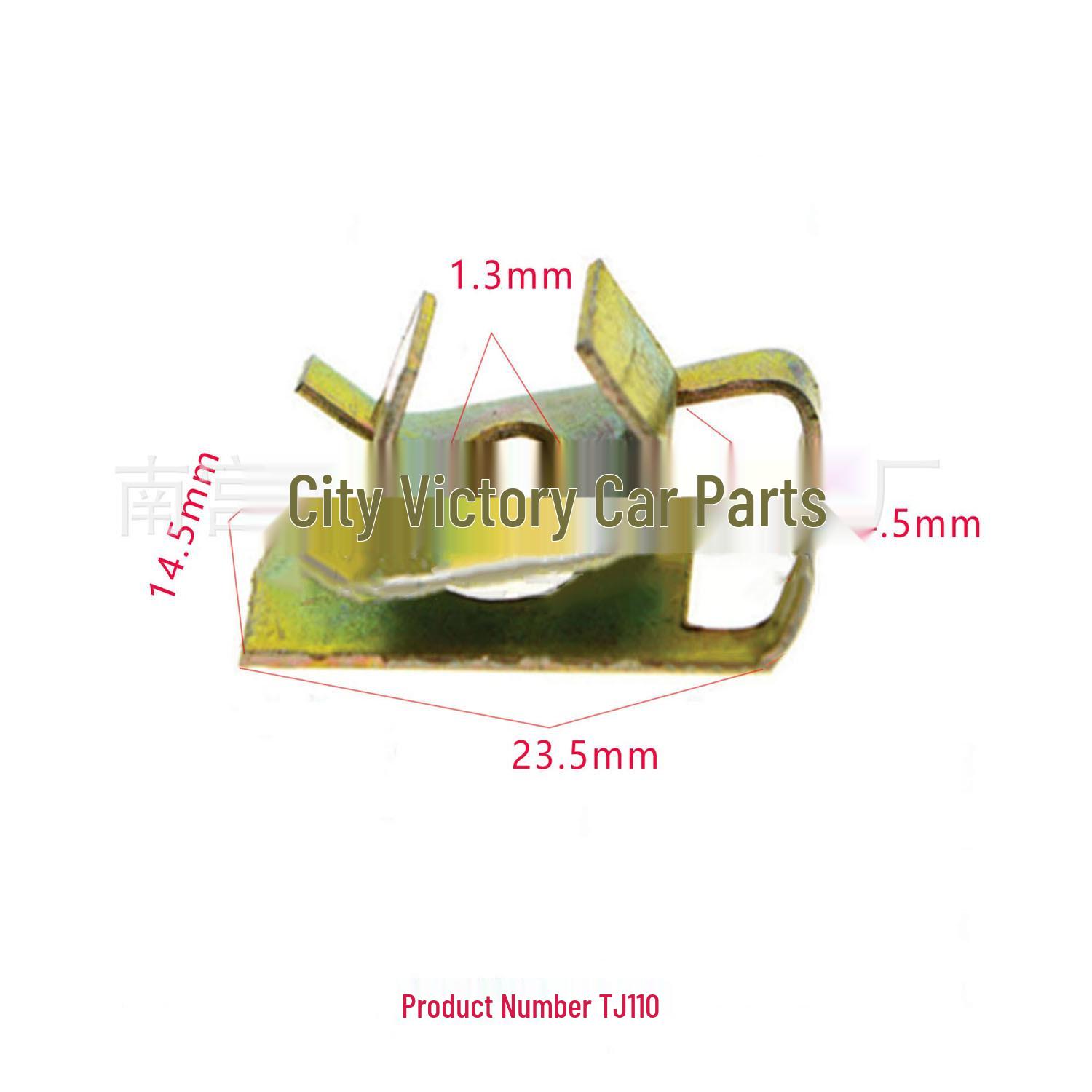 

U-Type Nut Clips and Screws for Fog Light Base & Decor Accessories 10,000 Pieces