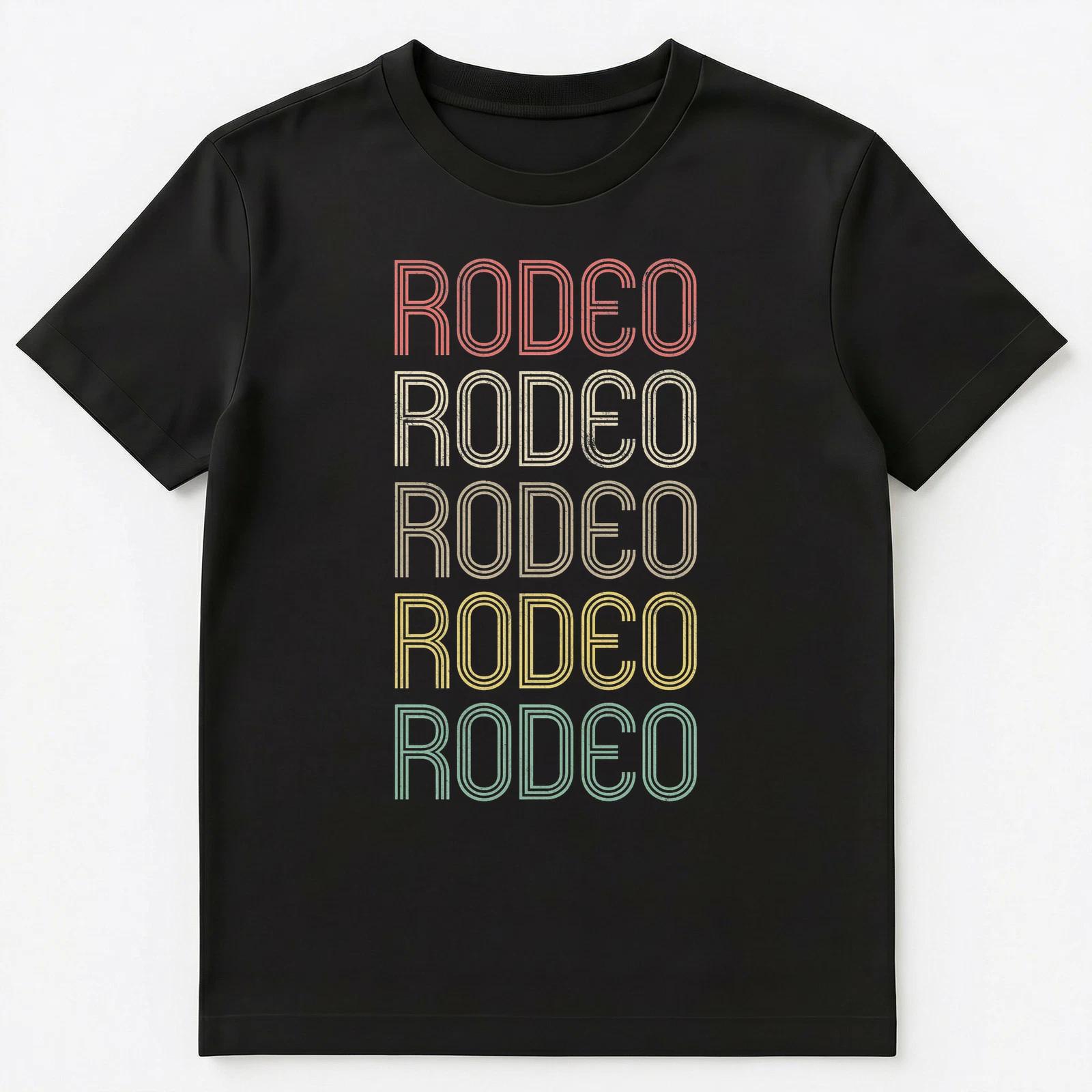 Retro Style Rodeo Unisex T-Shirt XL
