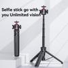 YESIDO SF26 5 Sections Extendable Ball Head Gimbal Folding Tripod Stand with Cold Shoe Mount