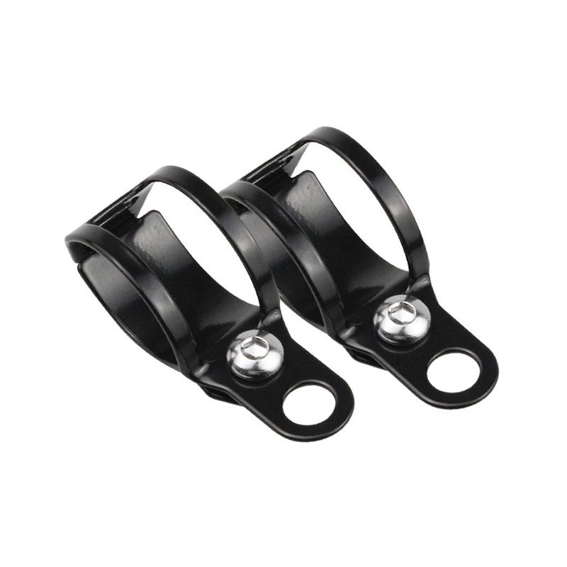 

Абсолютно новый 2 шт. кронштейн для крепления поворотника на мотоцикле кронштейн для мигалки держатель для указателей поворота вилка крепление зажим для квадроцикла / скутера чёрный