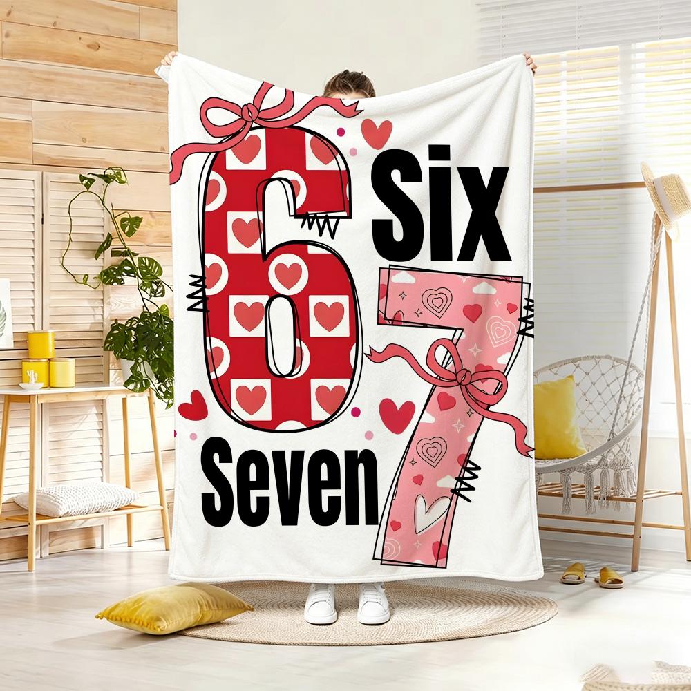 Artwork S-SIX SEVEN67 Throw Soft Warm Throw Blanket for Bedroom Living Room Bed Travel Camping Picnic Gift