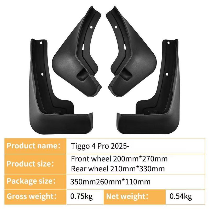 Suitable for Chery Tiggo Tiggo 4 Pro 2025 car tire fender soft fender skin