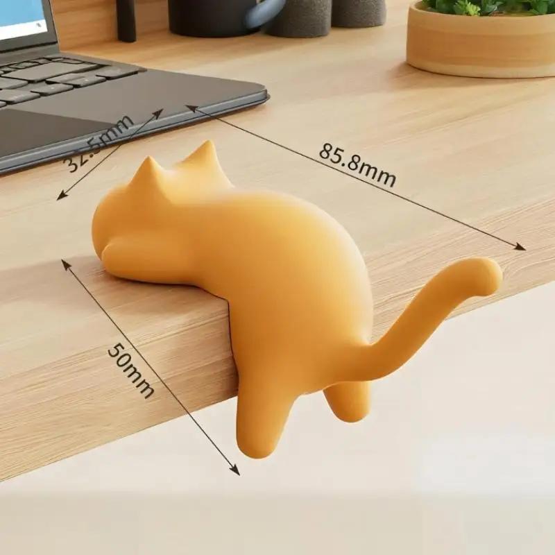 

1/4PCS Home Office Decor Desk Side Hooks Portable Cat Bag Hook Hanger Table Hook Handbag Backpack Travel Bag Organizer Holder