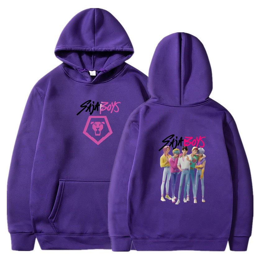 2025 European & American Boys Autumn/Winter Fashion: Saja Fleece Hooded Sweatshirt 130 cm