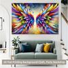 Rainbow Angel Wings Abstract Art Tapestry Wall Hanging For Living Room Bedroom Decor Spiritual Fantasy Art Print Home Decoration