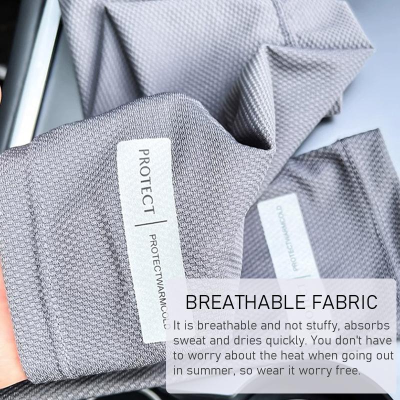 1 Pair Sunscreen Arm Covers UV Resistant Face Masks UPF50 5-degree Body Feel for Outdoor Cycling and Basketball Sports