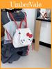Childrens Cartoon Hello Kitty Cat Backpack With Pu Material And Butterfly Bow For Girls Daily Use