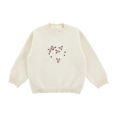 YouYou Girl's Romantic Crochet Knit Sweater