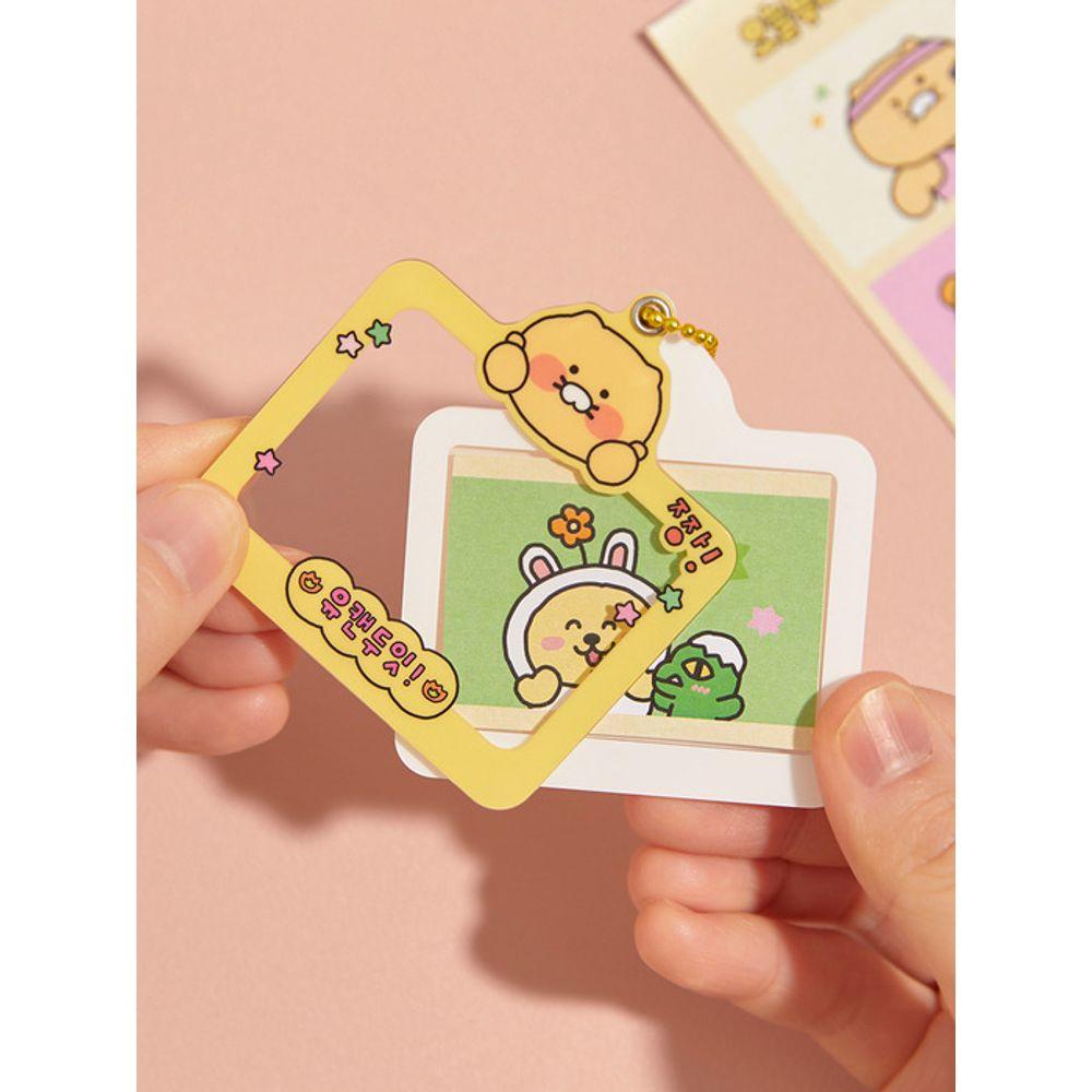 KAKAO FRIENDS Today's Fresh Photo Keyring You Can Do It_Chunshik
