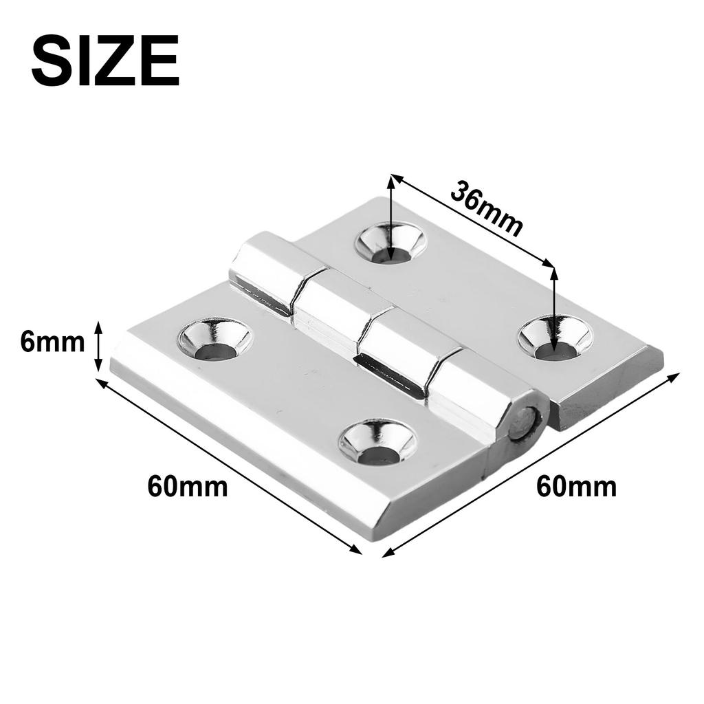 Backflap Hinges Heavy-duty Backflap Butt Hinges Aluminium Box Electrical Cabinet Hinges Household Repairing Repalce Hardware