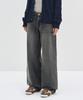 Deketeuumeon Signature Low Rise Wide Jeans Dcwpt004Gray