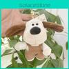 Cartoon Dog Plush Toy Keychain Ideal For Hanging On A Bag Or Backpack 12cm Height