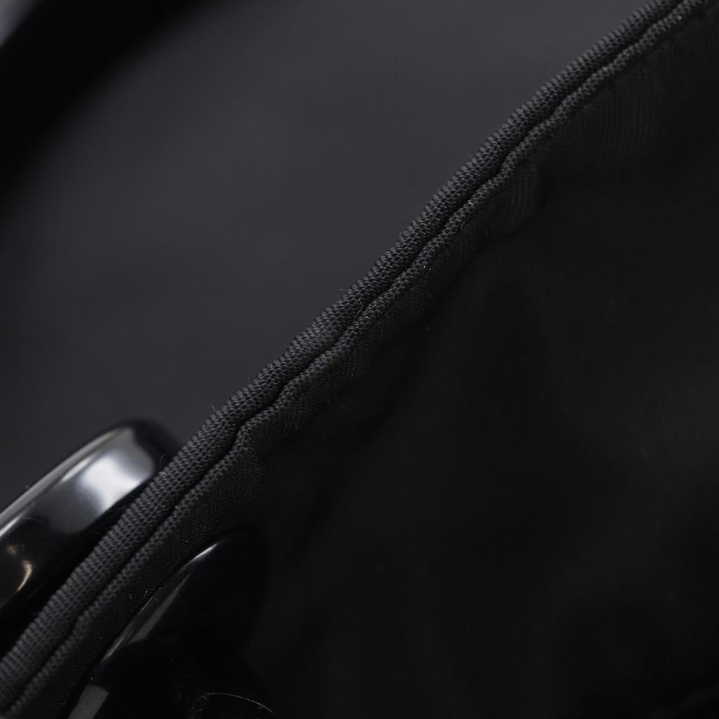 PRADA Handbag black Nylon/plastic Women Used
