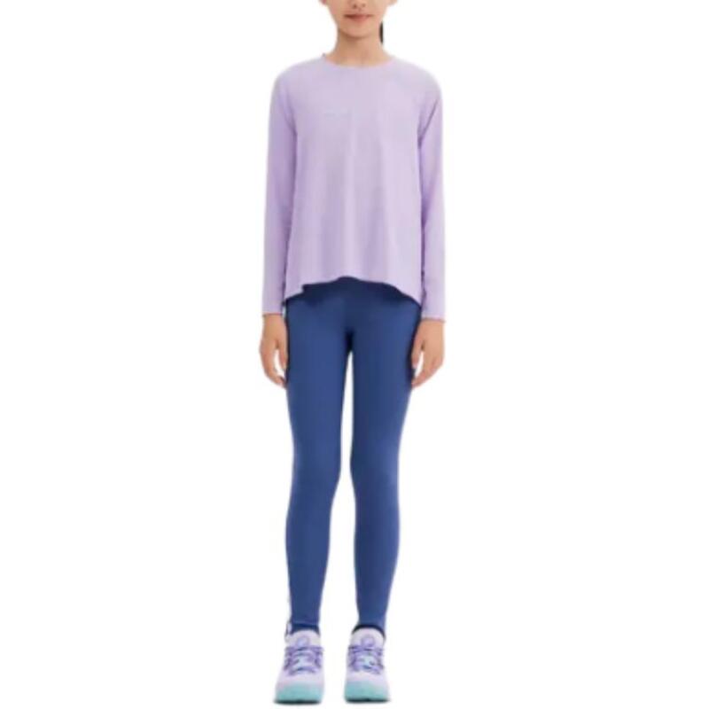 

DECATHLON Футболка 500 серии Мягкая Прохладная Быстросохнущая Удобная С длинным рукавом Сиренево-фиолетовая Подростковая 149-159 лиловый