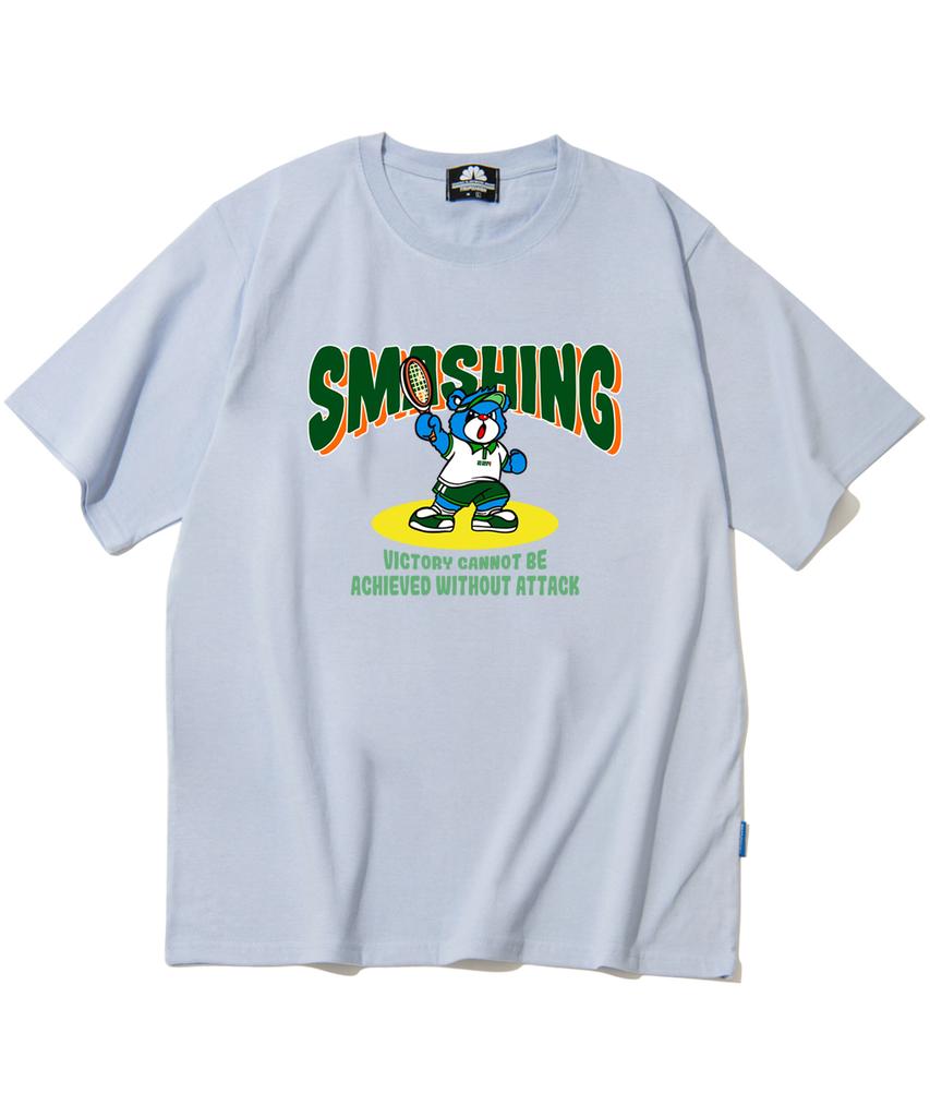 TRIPSHION Smashing Bear Graphic T-Shirt - 8 Colors (Type A)