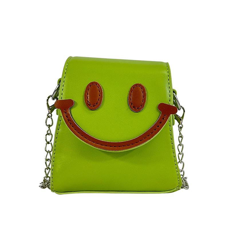 Stylish And Fashionable Children s Crossbody Bag With Breathable Polyester Material зелёный