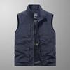 Double-sided Wear New Multi-pocket Vest Men's Winter Velvet Vest Plus Size Fleece Vest Jacket