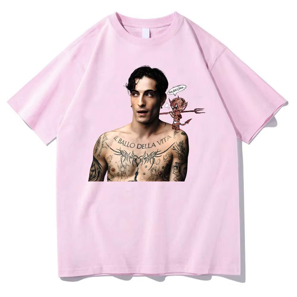 Damiano David VOICES T-shirts Damiano David 2025 Men Women Clothing Harajuku High Quality Tops Cotton Tshirts  Trends Tees