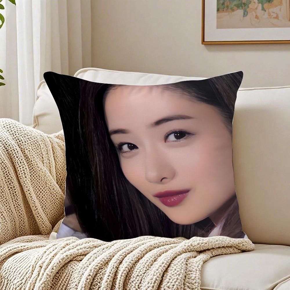 Schauspielerin charmant SSatomi Ishihara Kissenbezug Kissenbezug Milbenschutz Wohnzimmer Sofa Dekor Kissen Raum