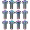 12Pcs   Disc Brake Rotor Screws   Alloy Bike Screw Accessory M5x10mm