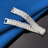 Elegant 925 sterling silver 8-inch exquisite strap bracelet for women's fashion parties, wedding gifts and accessories