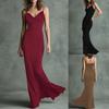 European and American Large Size Summer Swing Collar Fish Tail Hip Skirt Sexy Temperament Slim Suspender Dress