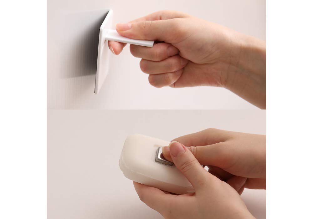 Yamazaki Jitsugyo Magnetic Soap Holder Tower White 8879