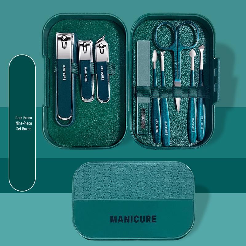 Portable Anti-Splash Nail Clipper & Manicure Set