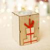 Candlestick Candle Holder Wooden Candelabrum Christmas Mini Creative Beautiful Table Santa Claus