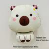 Cartoon Capybara Balloon - Children's Birthday Party Decoration Prop