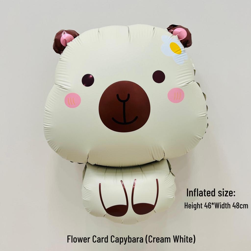 Cartoon Capybara Balloon - Children's Birthday Party Decoration Prop