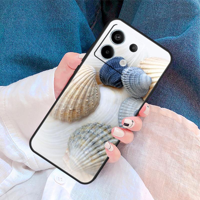Sea Shells Cover For Xiaomi Redmi Note 14 Pro 13 12 11 9 10 9S 10S 11S 12S Redmi 10C 12C 13C 14C Case