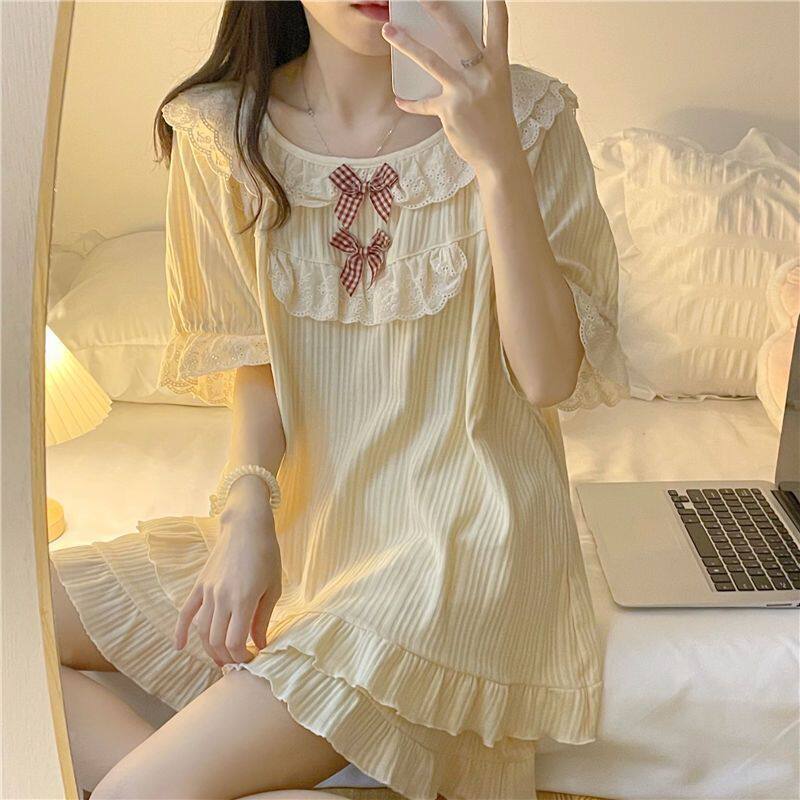 Womens Loose Fit Sleepwear Set With Short Pants And Breathable Fabric For All Seasons