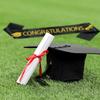 Badge Graduation Set Class of 2026 Satin Graduation Shoulder Strap Tassel Bachelor Cap  High School