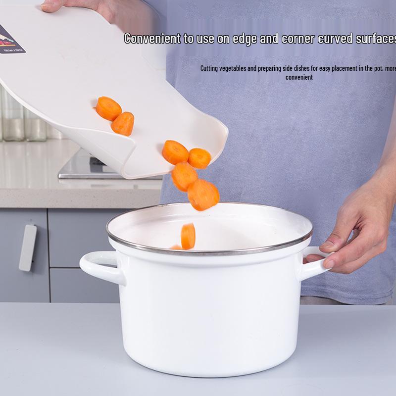 Thickened Vertical Kitchen Plastic Cutting Board for Fruits and Small Chopping Tasks