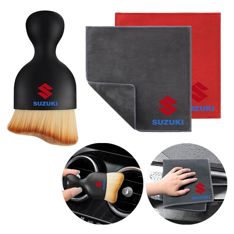 Car cleaning tool Car Cleaning Towel air conditioner air outlet cleaning brush For Suzuki JIMNY grand vitara sx4 swift Alto
