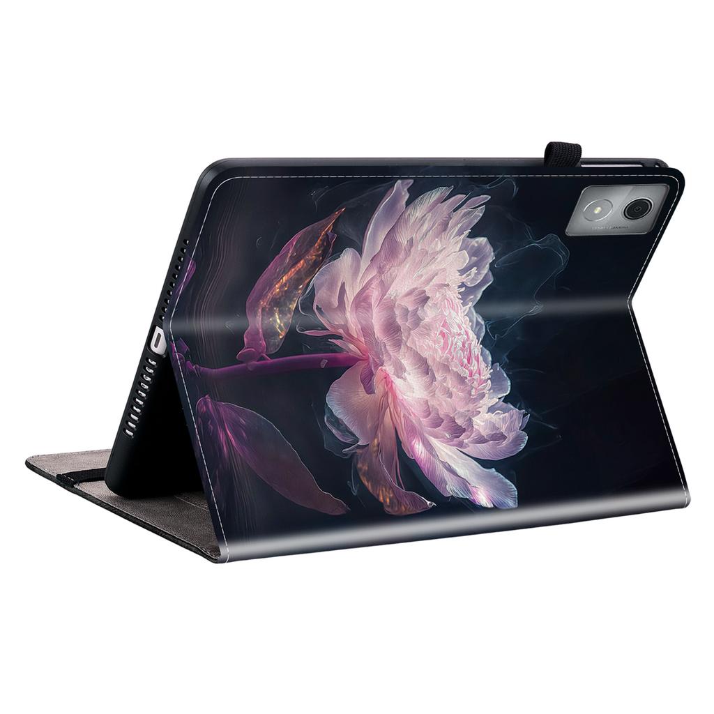 For Lenovo Tab K11 Plus Stand Case Pattern Print Card Slots PU Leather Tablet Cover