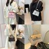 Retro Style Handheld Bag Pu Material With Stitching Detail For Daily Casual Use
