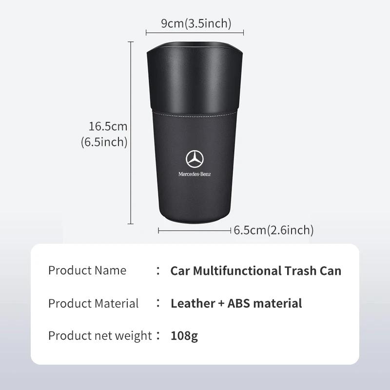 For Mercedes Benz Car Garbage Bin Ashtray Cup Holder Umbrella Storage Box Bucket CLK GLC W212 C200 C300 W203 W204 W205 W169 W176