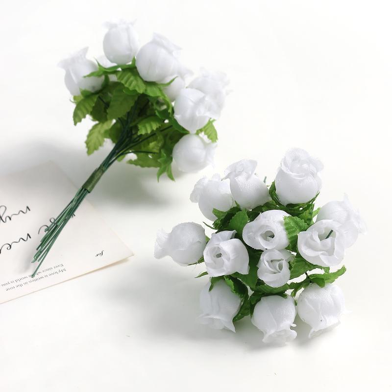 1/5/10bundle Rose Artificial Flowers Silk Fake Flowers for Home Decor Wedding Decoration Supplies DIY Crafts Wreath Accessories