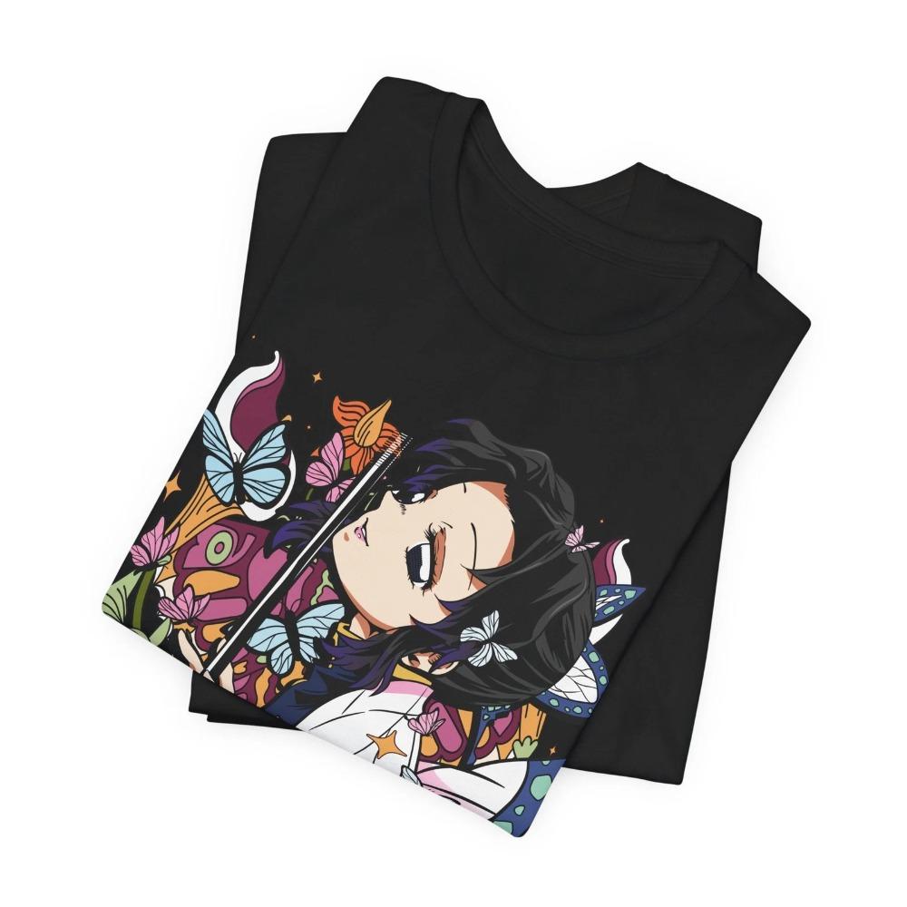 Ninja Anime Pattern Tshirt Demon Slayer Blade Tshirt Mens and Womens Casual Tshirt Summer New Product Cotton Y2K Tshirt