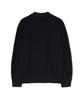 IRONYPORNO WHITELINE 86-Iroj367 Collared Placket Long Sleeve Knit Black