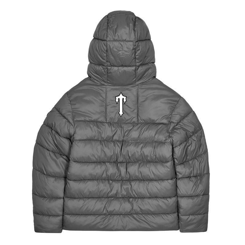 Winter Embroidered Small Cotton Jacket Men Women Loose Fit Streetwear Hooded Warm Coat