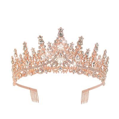 Hochzeit Kopfschmuck Haarschmuck Bankett Party Hochsteckfrisur Haarkrone Krone