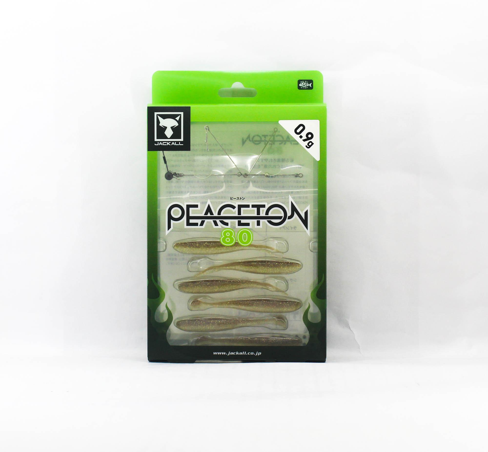 Jackall Мягкая приманка Peaceton 80мм 0.9гр Maruhata Delicious Gold (8141)